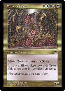 《スリヴァーの女王/Sliver Queen》[STH] 金R