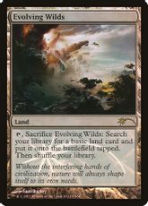 【Foil】《進化する未開地/Evolving Wilds》(FNM)[流星マーク] 土地C