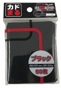 R LINE カドまるスリーブ ノーマル ブラック 50枚 | 日本最大級 MTG