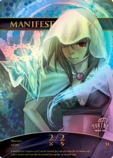 【Foil トークン】 MANIFEST (TOKENS FOR MTG.COM シリーズ6）
