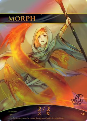 【Foil トークン】 MORPH (TOKENS FOR MTG.COM シリーズ7）