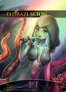 【Foil トークン】 ELDRAZI SCION (TOKENS FOR MTG.COM シリーズ8）