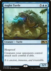 【Foil】《Angler Turtle》(GP2/005)[M19-P] 青R