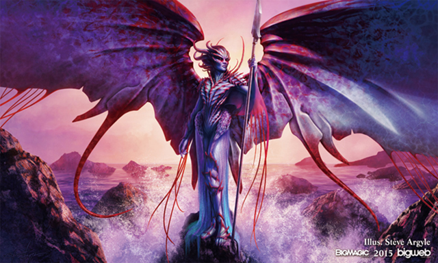 BIG MAGIC Steve Argyle プレイマット 《青の天使》 P0102