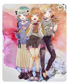 【でんちゃん☆オリジナルマウスパッド】＃02 「でんガール・マウスパッド」