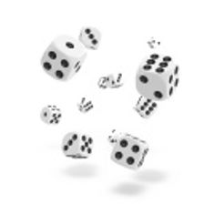 oakie doakie DICE 12mm Solid - White 36個入り :ODD400028