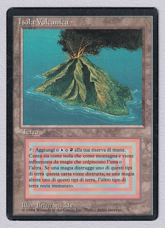 【黒枠】《Volcanic Island》[3EDBB] 土地R
