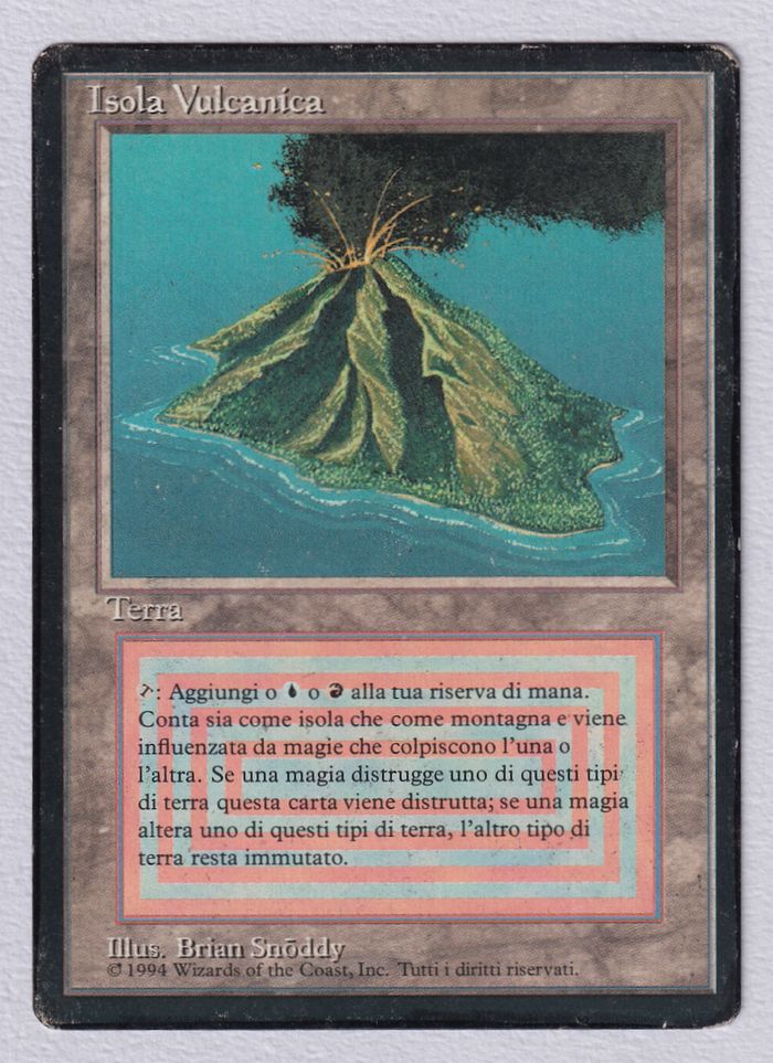 【黒枠】《Volcanic Island》[3EDBB] 土地R