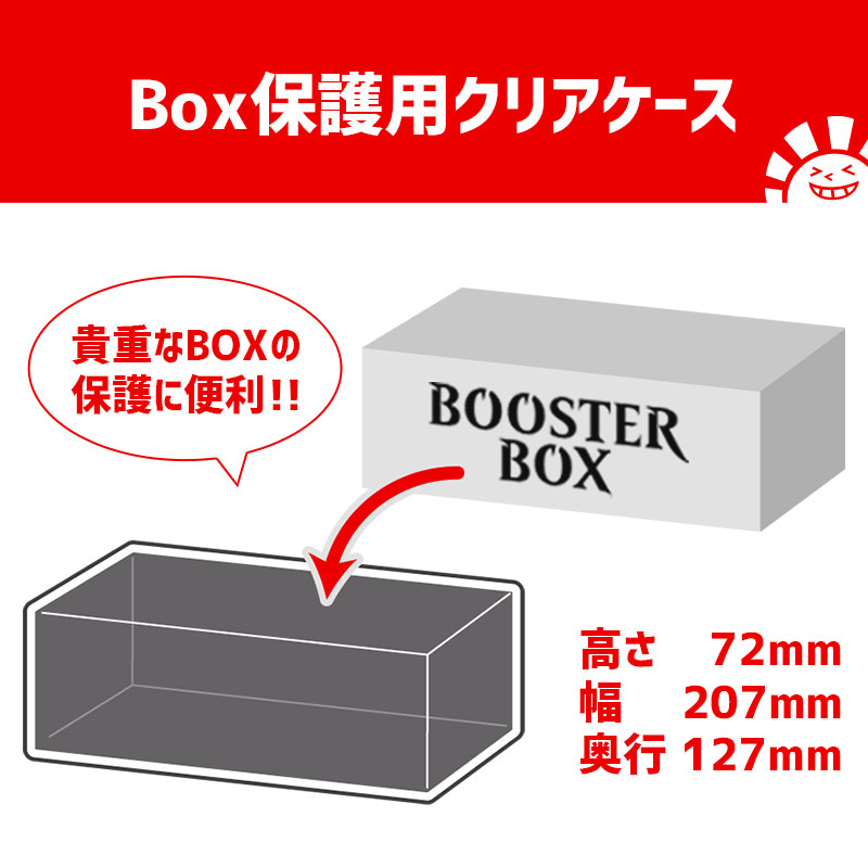 BOX保護用クリアケース（3個セット）