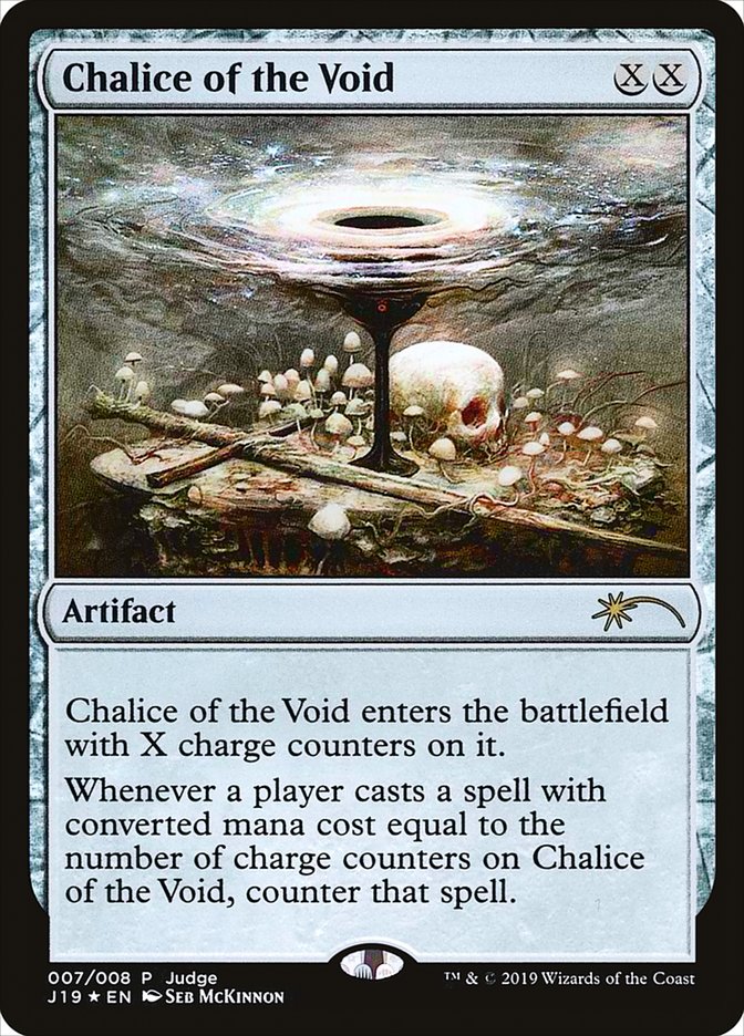 Foil】(390)□旧枠□《虚空の杯/Chalice of the Void》[TSR-BS] 茶R 