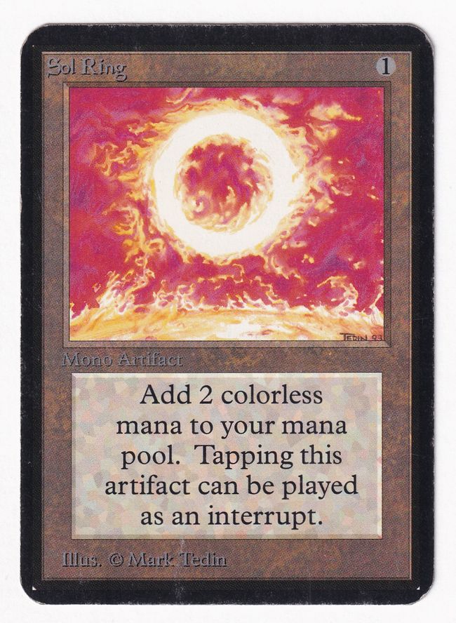 委託商品】《太陽の指輪/Sol Ring》[LEA] 茶U HP | 日本最大級 MTG通販