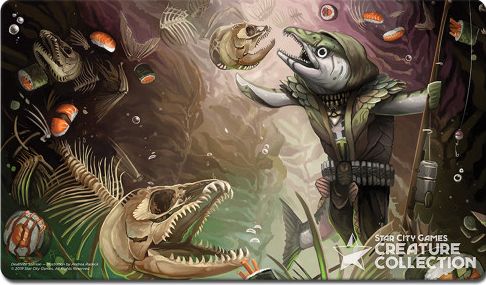 StarCityGames.com プレイマット 2015 Summer Creature Collection 《Deathrite Salmon》 P0294