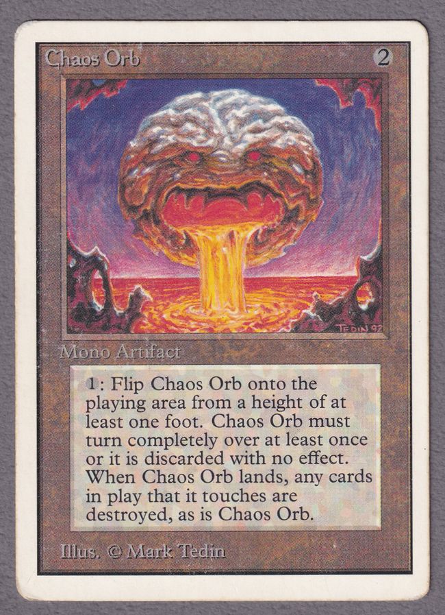 【大判カード】Chaos Orb　プロモーションカードボックスパックシングルシングル