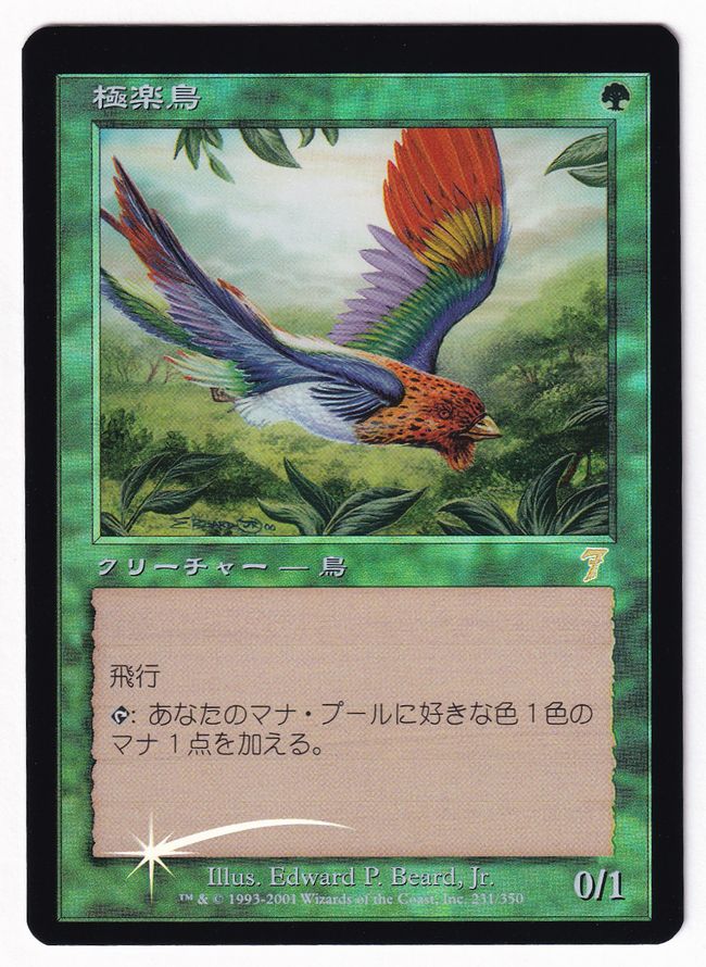 最安値で 極楽鳥 foil psa5 mtg 日本語版 マジック：ザ・ギャザリング 