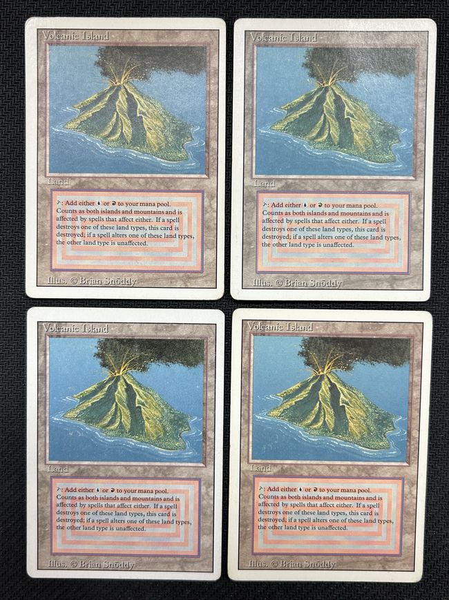 委託商品】【4枚セット】《Volcanic Island》[3ED] 土地 HP | 日本最大