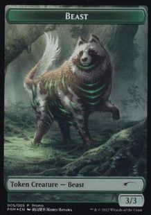 Foil】《Beast Token》[30th Promo] | hareruya
