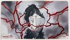 Lightning Bolt - Peach Momoko - MagicCon 2025 - Foil Playmat