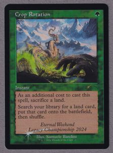 【委託商品】【Foil】《輪作/Crop Rotation》(Eternal Weekend)[流星マーク] 緑 NM