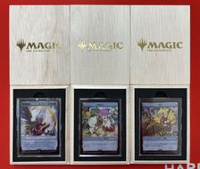 MTG マジック大戦祭 ステンレストークン 3種セット　【バラ売り可】 ウッドケース入り】MTG マジック大戦祭 FINALFANTASY ステンレス