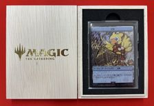 マジック大戦祭 ウッドケース入りステンレストークン 宝物 ウッドケース入り】MTG マジック大戦祭 FINALFANTASY ステンレス