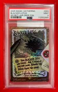 Foil】(869)□ボーダーレス□《Blacker Lotus》[SLD] 茶 | 日本