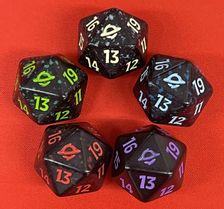 MTG スピンダウン・ライフカウンター 20面 5種セット(久遠の終端 ver