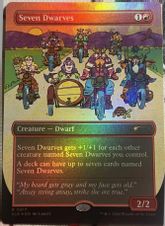 【Foil】(817)■ボーダーレス■《七人の小人/Seven Dwarves》[SLD] 赤