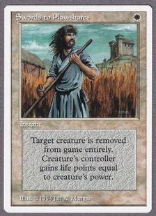 剣を鍬に/Swords to Plowshares》[Summer Magic] 白U | 日本最大級 MTG