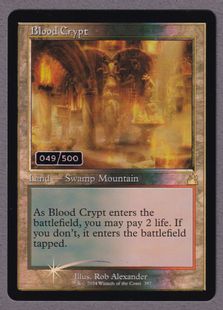 血の墓所　foil Foil】《血の墓所/Blood Crypt》[RNA] 土地R | 日本最大級 MTG通販