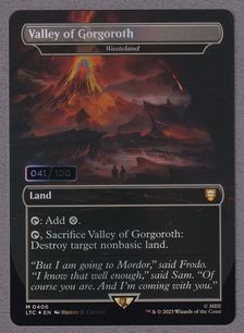 委託商品】【ダブルレインボウ・Foil】(406)《ゴルゴロスの谷/Valley