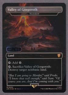 Consignment Item】【DR・Foil】(406)《Valley of Gorgoroth Consignment Item】【DR・Foil】(406)《Valley of Gorgoroth
